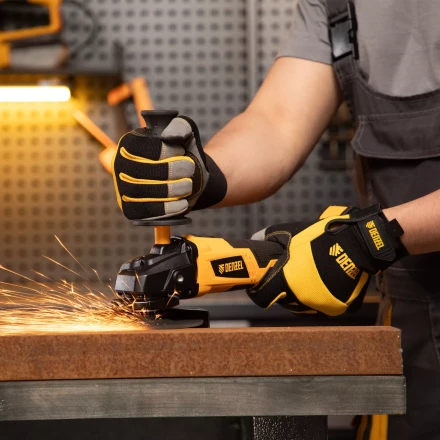 Машина углошлифовальная аккумуляторная бесщет. Denzel BLG-IB-18-125-0, Li-ion, 18 В 27004 купить в Челябинске