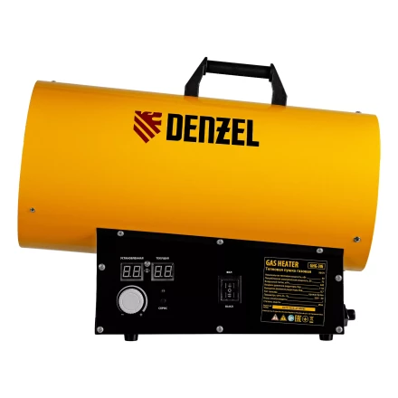 Газовая тепловая пушка Denzel GHG-30i, 30 кВт, цифровой термостат, пропан-бутан 96471 купить в Челябинске