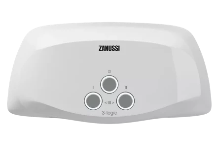 Водонагреватель проточный ZANUSSI 3-logic 6.5 TS душ и кран купить в Челябинске