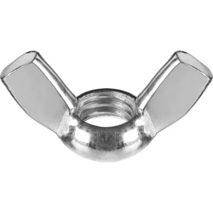 Гайка ЗУБР барашковая, DIN 315, оцинкованная,  M12, ТФ0,  1500 шт. 4-303730-12 купить в Челябинске