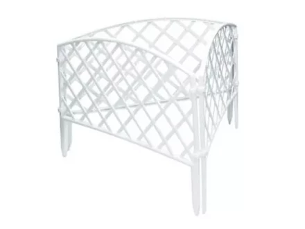 Забор декоративный &quot;Плетенка&quot; 24 х 320 см белый Россия 65021 купить в Челябинске