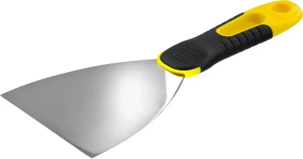 Шпатель STAYER &quot;PROFESSIONAL&quot; нержавеющее профилированное полотно, 2к ручка, 100 мм 10045-10 купить в Челябинске