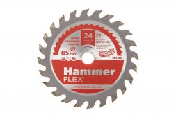 Диск пильный твердосплавный HAMMER Ф85х10мм 24зуб. (205-133)