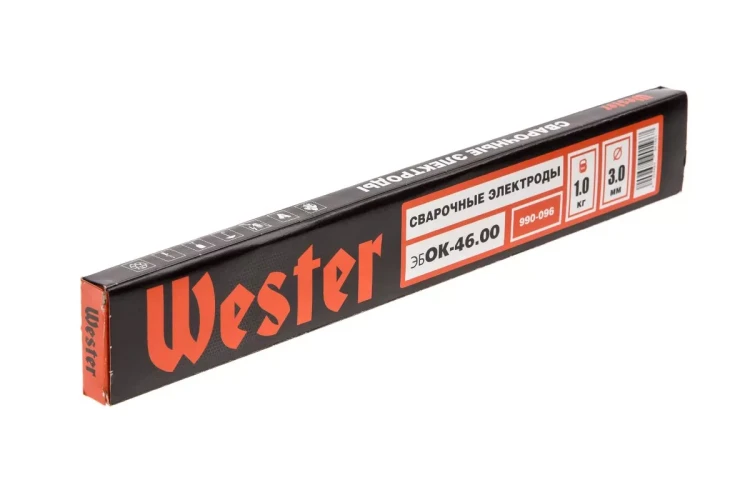 Электроды для сварки WESTER эбОК-46.00, 3.0 мм, 1 кг купить в Челябинске