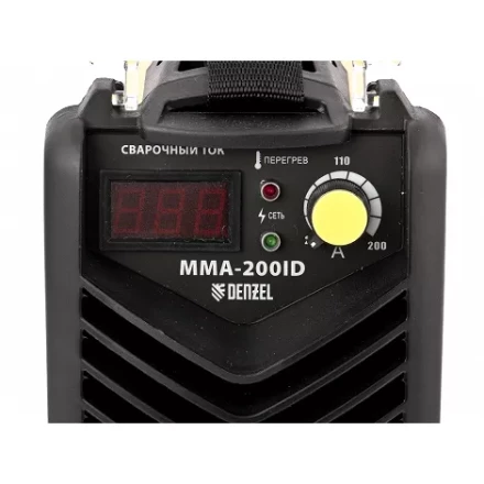 Аппарат инверторно дуговой сварки DENZEL ММА-180ID 94346 купить в Челябинске