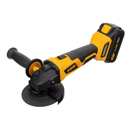 Машина углошлифовальная аккумуляторная бесщет. Denzel BLG-IB-18-125-4 27005, Li-ion, 18 В купить в Челябинске