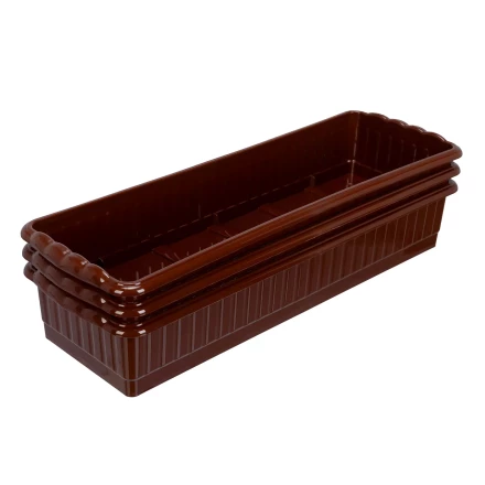 Поддон для рассады 470х166х82 мм, пластиковый, 3 шт, под 12 горшочков 250 мл. Palisad 643443 купить в Челябинске