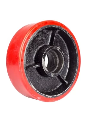Колесо полиуретановое 160х50 мм без подшипника для тележек гидравлических JC/DF-III/DB/BFC 1000295 купить в Челябинске