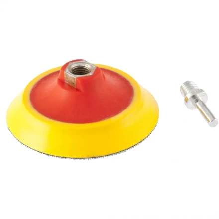 Насадка для дрели и УШМ с липучкой 150 мм мягкая MATRIX артикул 76213 купить в Челябинске