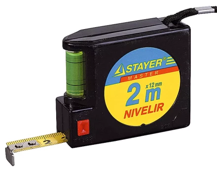 Рулетка STAYER &quot;NIVELIR&quot;, 2м 3408-2 купить в Челябинске