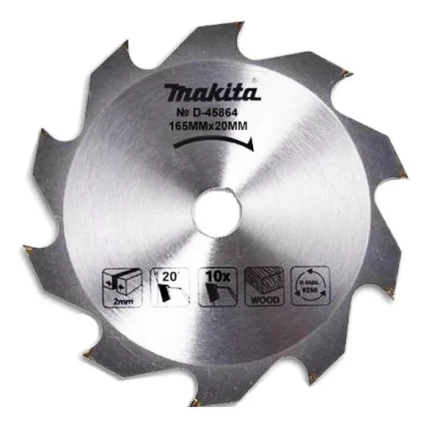 Диск пильный Makita D-45864, 165х20х2мм, 10 зубьев купить в Челябинске