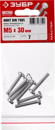 Винты DIN 7985 пакет серия МАСТЕР купить в Челябинске