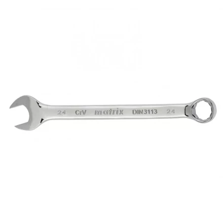 Ключ комбинированный Matrix 24 мм полированный хром 15169 купить в Челябинске