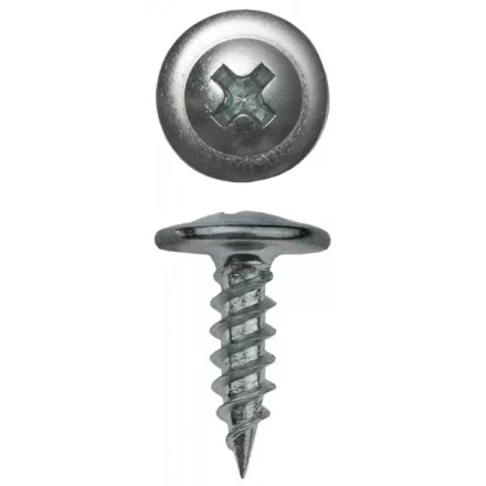 Саморезы ЗУБР с прессшайбой по листовому металлу до 0,9мм, PH2, 4,2х25мм, ТФ6, 16шт 4-300196-42-025 купить в Челябинске