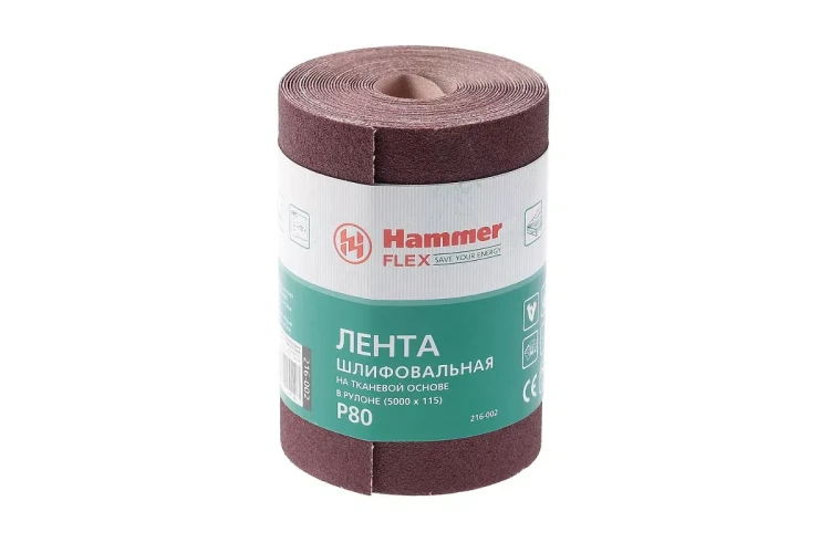 Лента шлифовальная в рулоне HAMMER Flex  216-002 купить в Челябинске