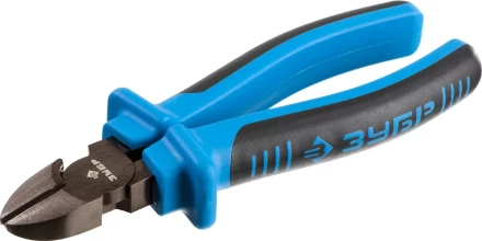 Бокорезы ЗУБР эксцентриковое расположение шарнира, особостойкое спец. покрытие Н12Х1 (никель/хром), двухкомпонентные рукоятки, 160мм 2201-5-16_z01 купить в Челябинске