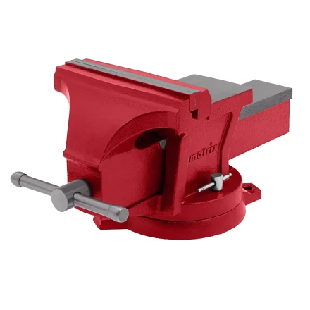 Тиски слесарные 200 мм поворотные с наковальней Matrix купить в Челябинске