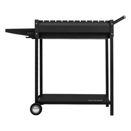 Мангал сварной на колесах, 662 х 390 х 152/805 мм, сталь 2 мм, кочерга в комплекте, Camping Palisad 69669 купить в Челябинске