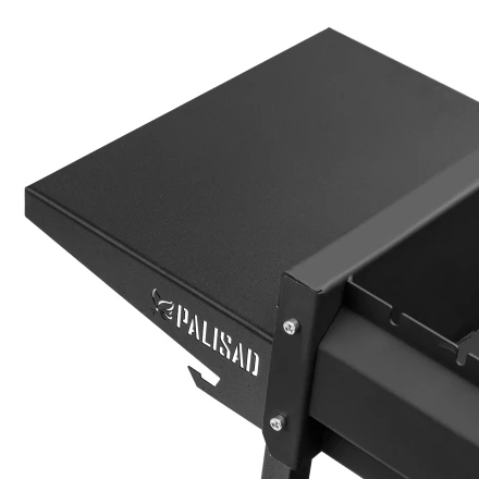 Мангал сварной на колесах, 662 х 390 х 152/805 мм, сталь 2 мм, кочерга в комплекте, Camping Palisad 69669 купить в Челябинске