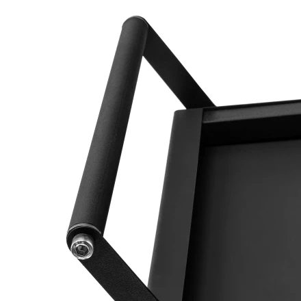 Мангал сварной на колесах, 662 х 390 х 152/805 мм, сталь 2 мм, кочерга в комплекте, Camping Palisad 69669 купить в Челябинске