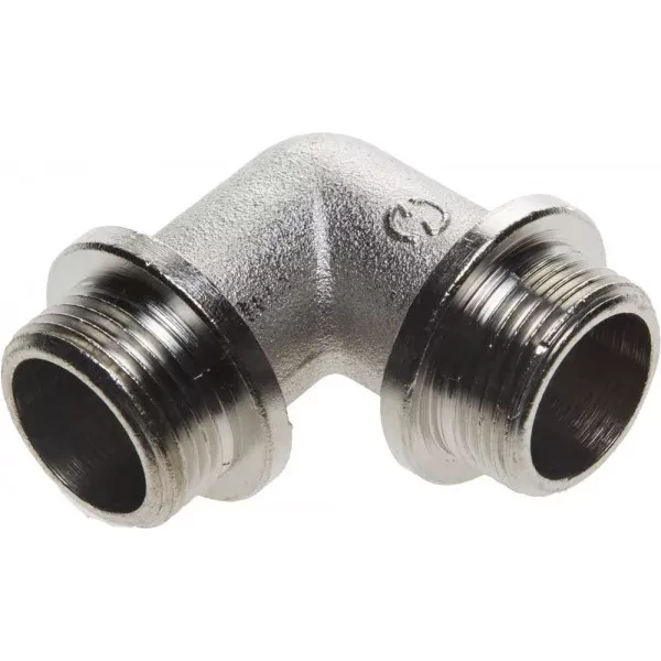 Уголок GENERAL FITTINGS с упором, никелированная латунь, ш/ш, 3/4" 51072-S/S-3/4 купить в Челябинске
