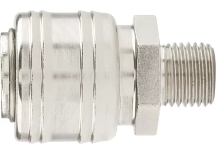 Муфта универсальная быстросъемная &quot;мама&quot; внешняя резьба 3/8&quot; 2 шт Stels 57057 купить в Челябинске