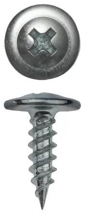 Саморезы ЗУБР с прессшайбой по листовому металлу до 0,9мм, PH2, 4,2х25мм, ТФ7, 50шт 4-300197-42-025 купить в Челябинске