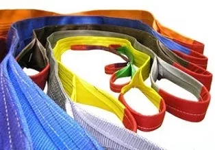 Ремень буксировочный 18т К L=5.0 м 90мм в 2 слоя с петлями купить в Челябинске