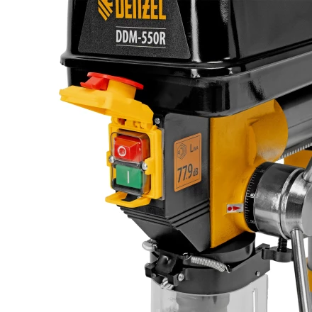 Станок сверлильный радиальный DDM-550R, 550 Вт, 16 мм, 12 ск., настольный// Denzel 95323 купить в Челябинске