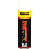 Пена "BlackMAX" монтажная, адаптерная, всесезонная, 500мл, STAYER 41130