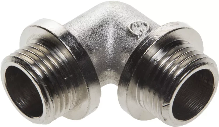 Уголок GENERAL FITTINGS с упором, никелированная латунь, ш/ш, 1/2" 51072-S/S-1/2 купить в Челябинске