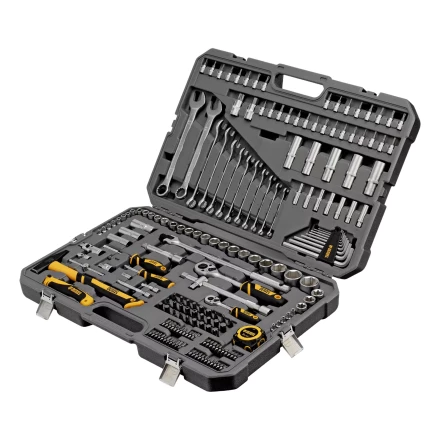 Набор инструментов Denzel 15806, 1/2&quot;, 1/4&quot;, CrV, S2, пластиковый кейс, 194 предмета купить в Челябинске