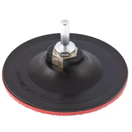 Насадка для дрели и УШМ с липучкой 125 мм твердая MATRIX артикул 76230 купить в Челябинске