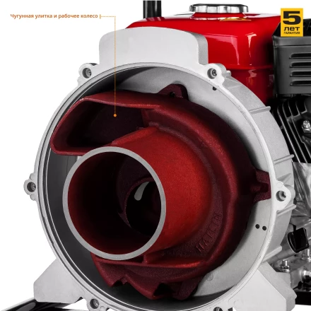 Мотопомпа бензиновая МПГ-1000-80 серия МАСТЕР купить в Челябинске