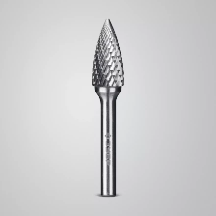 Зубр Твердосплавная борфреза G - парабола с острым углом, 12 х 25 мм (28806-12-25) купить в Челябинске
