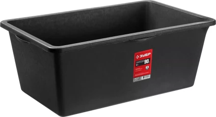 Кювета ЗУБР &quot;ЭКСПЕРТ&quot; строительная пластмассовая, 48x78x29см(ШхДхГ), 90л 06097-90_z03 купить в Челябинске