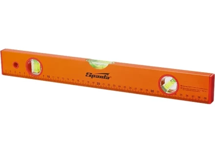 Уровень алюминиевый 400 мм 3 глазка желтый. линейка  SPARTA 330205 купить в Челябинске