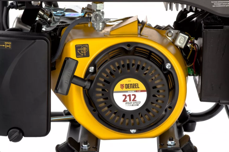 Генератор инверторный GT-3500iF, 3.5 кВт, 230 В, бак 5 л, открытый корпус, ручной старт Denzel 94705 купить в Челябинске