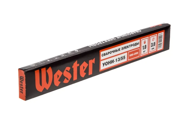 Электроды для сварки WESTER УОНИ-13/55, 3.0 мм, 1 кг купить в Челябинске