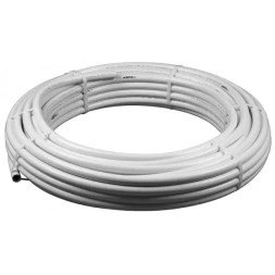 Труба металлопластиковая ЗУБР, 26мм, толщ. стенки 3мм, мет. слоя 0,3мм, макс. давл/10атм при т-ре 95 град, 50 м 51455-26-50