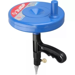 Трос ЗУБР "ЭКСПЕРТ" сантехнический в пластиковом корпусе длина 7,6 м, диаметр 6 мм 51907-08