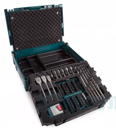 Набор свёрл и бит Makita B-43044, 66 шт, Makpac купить в Челябинске