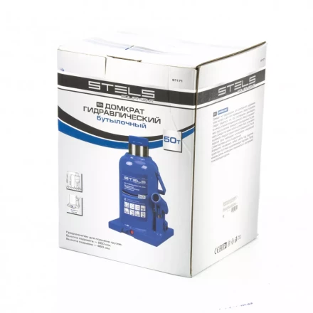 Домкрат гидравлический бутылочный 50 т h подъема 280-450 мм Stels 51171 купить в Челябинске