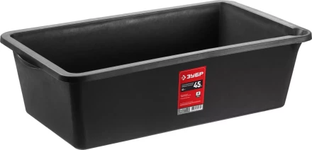 Кювета ЗУБР &quot;ЭКСПЕРТ&quot; строительная пластмассовая, 41x71x22см(ШхДхГ), 45л 06097-45_z03 купить в Челябинске