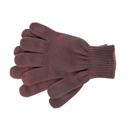 Перчатки трикотажные акрил коралл двойная манжета Россия Сибртех 68678 купить в Челябинске