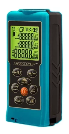 Дальномер лазерный Kompakt 70, от 0,05 до 70 метров, функц. Пифагора, площадь, объем, таймер  GROSS 38001 купить в Челябинске