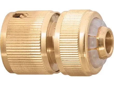 Соединитель латунный быстросъемный для шланга 1/2&quot; аквастоп  PALISAD 66240 купить в Челябинске
