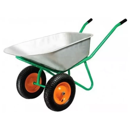 Тачка строительная 100 л 250 кг 422ZP двухколесная с пневмоколесом 1019517 купить в Челябинске