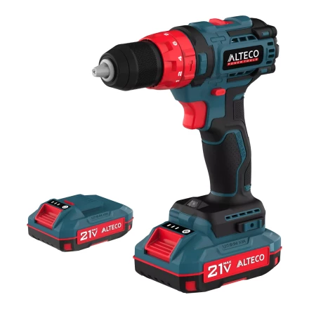 Бесщеточная аккумуляторная ударная дрель-шуруповерт ALTECO CID 21-45 BL X2 78080 купить в Челябинске