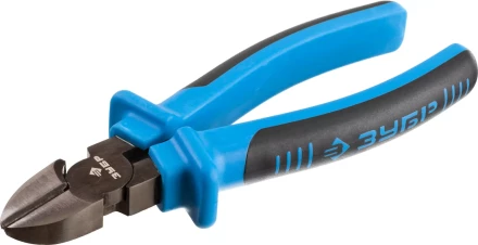 Бокорезы ЗУБР эксцентриковое расположение шарнира, особостойкое спец. покрытие Н12Х1 (никель/хром), двухкомпонентные рукоятки, 180мм 2201-5-18_z01 купить в Челябинске